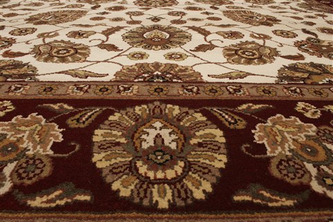 Agra Beige Hand Knotted 711 X 100 Area Rug 250-21777 Image 15