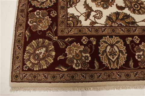 Agra Beige Hand Knotted 711 X 100 Area Rug 250-21777 Image 19