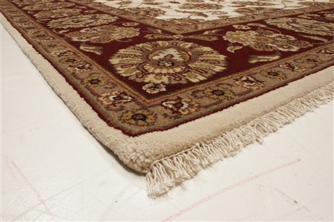 Agra Beige Hand Knotted 711 X 100 Area Rug 250-21777 Image 21