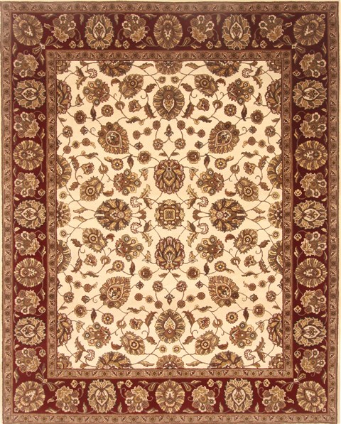 Agra Beige Hand Knotted 711 X 100 Area Rug 250-21777 Image 0