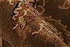 Agra Brown Hand Knotted 83 X 100 Area Rug 250-21786 Thumb 2