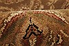 Agra Brown Hand Knotted 83 X 100 Area Rug 250-21786 Thumb 4
