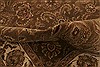Agra Brown Hand Knotted 83 X 100 Area Rug 250-21786 Thumb 5