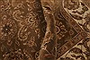 Agra Brown Hand Knotted 83 X 100 Area Rug 250-21786 Thumb 6