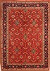 Sarouk Red Hand Knotted 71 X 100  Area Rug 100-21787 Thumb 0