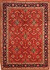 Sarouk Red Hand Knotted 71 X 100 Area Rug 100-21787 Thumb 0