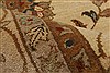 Agra Beige Hand Knotted 81 X 910 Area Rug 250-21788 Thumb 1