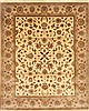 Agra Beige Hand Knotted 81 X 910  Area Rug 250-21788 Thumb 0