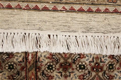 Tabriz Beige Hand Knotted 710 X 910 Area Rug 250-21794 Image 13