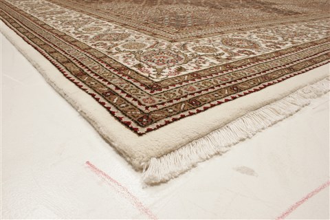 Tabriz Beige Hand Knotted 710 X 910 Area Rug 250-21794 Image 20