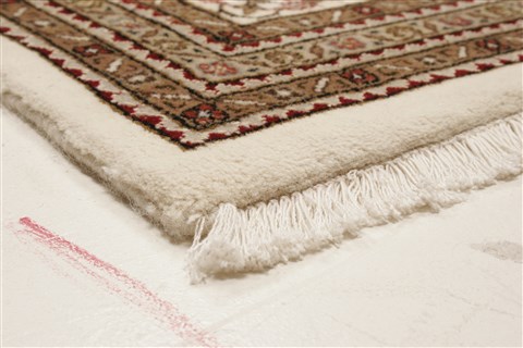 Tabriz Beige Hand Knotted 710 X 910 Area Rug 250-21794 Image 21
