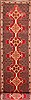 Sanandaj Red Runner Hand Knotted 30 X 136  Area Rug 100-21799 Thumb 0