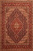 Tabriz Red Hand Knotted 67 X 910 Area Rug 100-21805 Thumb 0