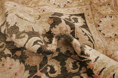 Pishavar Brown Hand Knotted 711 X 100 Area Rug 250-21806 Image 7