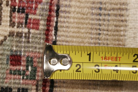 Kashan Beige Hand Knotted 711 X 910  Area Rug 250-21814 Image 12