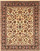Kashan Beige Hand Knotted 711 X 910  Area Rug 250-21814 Thumb 0