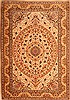 Kashmar Yellow Hand Knotted 611 X 911  Area Rug 100-21815 Thumb 0