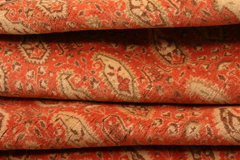 Hereke Red Hand Knotted 610 X 101  Area Rug 253-21835 Image 10