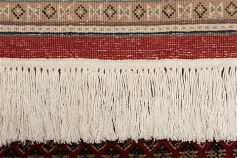 Tabriz Red Hand Knotted 82 X 100 Area Rug 250-21845 Image 11