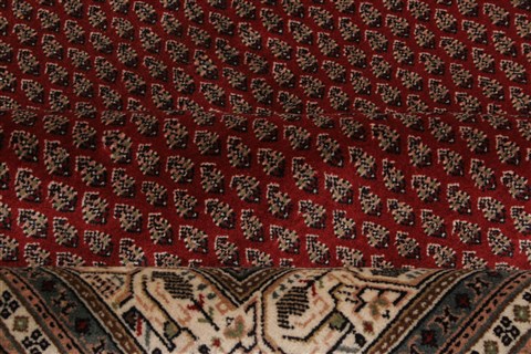 Tabriz Red Hand Knotted 82 X 100 Area Rug 250-21845 Image 8