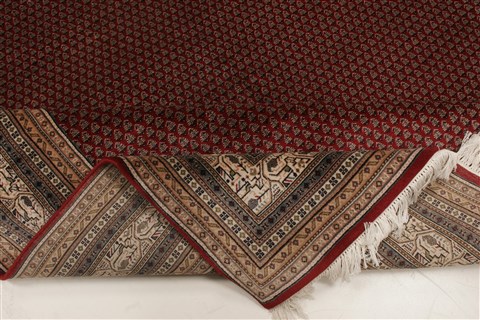 Tabriz Red Hand Knotted 82 X 100 Area Rug 250-21845 Image 9