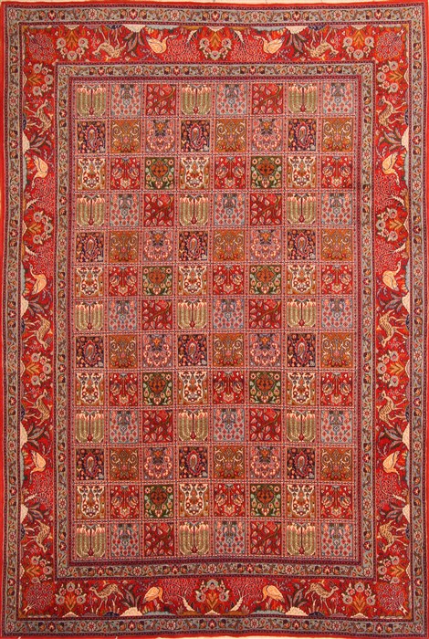 Mood Red Hand Knotted 67 X 99  Area Rug 253-21852 Image 0