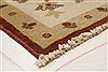 Chobi Beige Hand Knotted 81 X 100  Area Rug 250-21855 Thumb 19