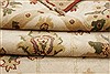 Chobi Beige Hand Knotted 81 X 100 Area Rug 250-21855 Thumb 9
