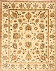 Chobi Beige Hand Knotted 81 X 100  Area Rug 250-21855 Thumb 0