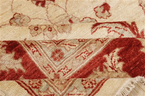 Pishavar Beige Hand Knotted 71 X 103 Area Rug 250-21866 Image 10