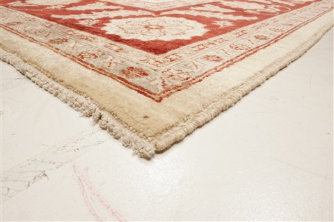 Pishavar Beige Hand Knotted 71 X 103 Area Rug 250-21866 Image 18