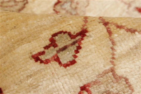 Pishavar Beige Hand Knotted 71 X 103 Area Rug 250-21866 Image 3