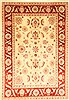 Pishavar Beige Hand Knotted 71 X 103 Area Rug 250-21866 Thumb 0
