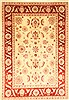 Pishavar Beige Hand Knotted 71 X 103  Area Rug 250-21866 Thumb 0