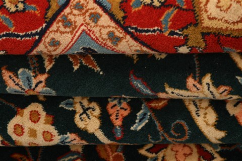 Tabriz Blue Hand Knotted 66 X 99 Area Rug 100-21868 Image 8