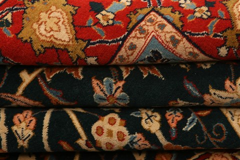 Tabriz Blue Hand Knotted 66 X 99 Area Rug 100-21868 Image 9