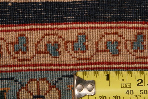Tabriz Blue Hand Knotted 66 X 99 Area Rug 100-21868 Image 13
