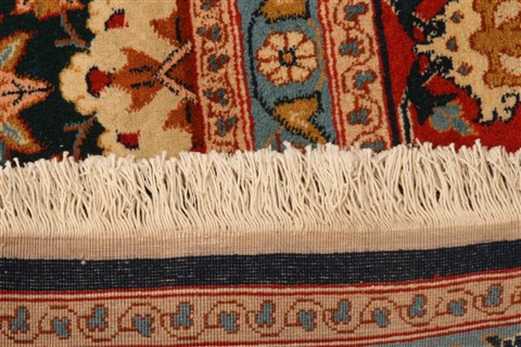 Tabriz Blue Hand Knotted 66 X 99 Area Rug 100-21868 Image 16