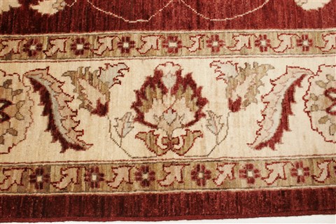 Pishavar Red Hand Knotted 711 X 99 Area Rug 250-21869 Image 15