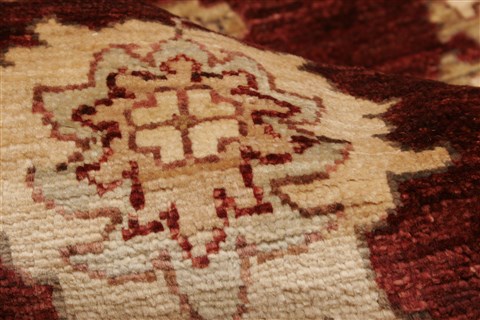 Pishavar Red Hand Knotted 711 X 99 Area Rug 250-21869 Image 2