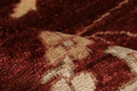 Pishavar Red Hand Knotted 711 X 99 Area Rug 250-21869 Image 3
