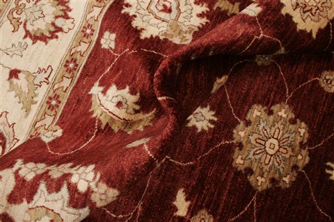 Pishavar Red Hand Knotted 711 X 99 Area Rug 250-21869 Image 5