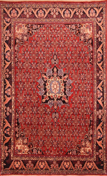 Bidjar Red Hand Knotted 68 X 108 Area Rug 100-21876 Image 0