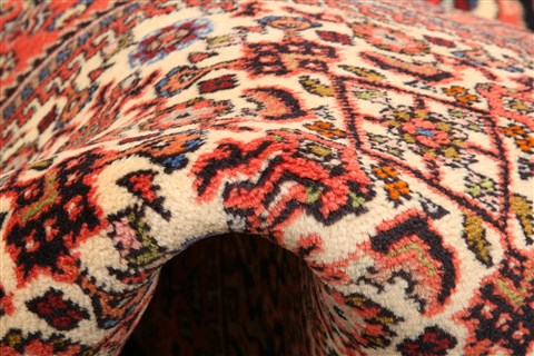 Bidjar Red Square Hand Knotted 67 X 710 Area Rug 100-21878 Image 3