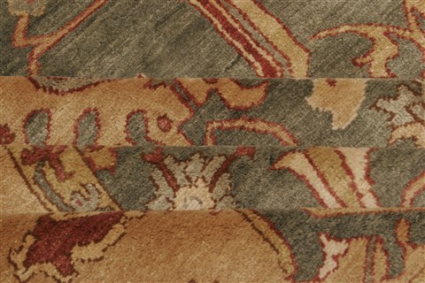 Chobi Green Hand Knotted 710 X 107 Area Rug 250-21885 Image 10