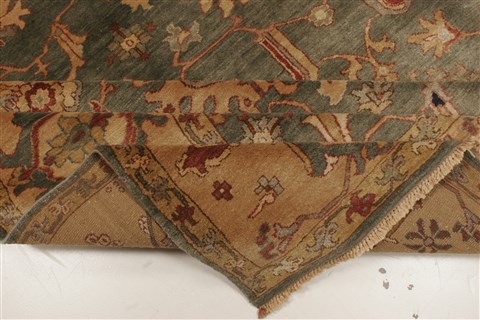 Chobi Green Hand Knotted 710 X 107 Area Rug 250-21885 Image 11