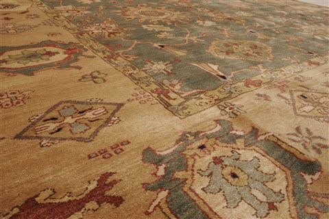 Chobi Green Hand Knotted 710 X 107 Area Rug 250-21885 Image 16