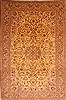 Qum Yellow Hand Knotted 610 X 109  Area Rug 100-21886 Thumb 0