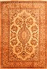 Sarouk Yellow Hand Knotted 69 X 910 Area Rug 100-21888 Thumb 0