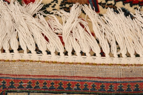 Kashan Beige Hand Knotted 70 X 102 Area Rug 100-21892 Image 9